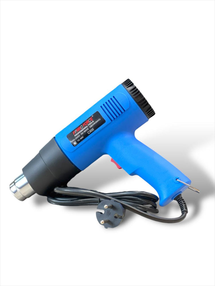 2000W Heat Shrink Gun Electric Hot Air Temperatures Adjustable Plastic Pof Film Shrinking Machine