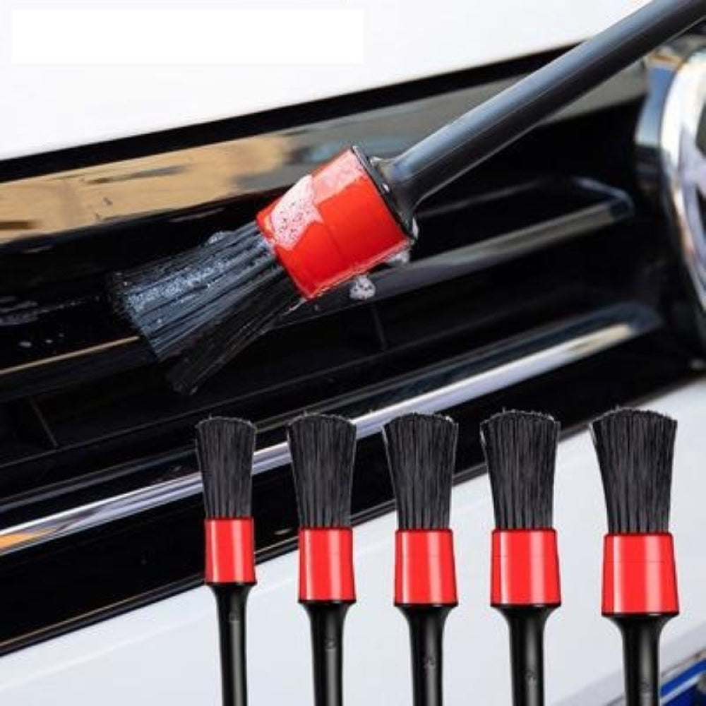 Premium Detailing Brush Set--5Pack 5In1 Car Care