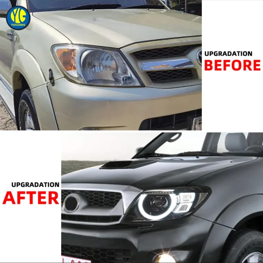 Toyota Vigo Champ  Halo Ring Style Led Headlight