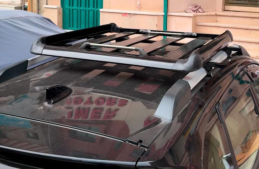 4X4 Universal Roof Rack High Quality Aluminum Black