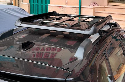4X4 Universal Roof Rack High Quality Aluminum Black