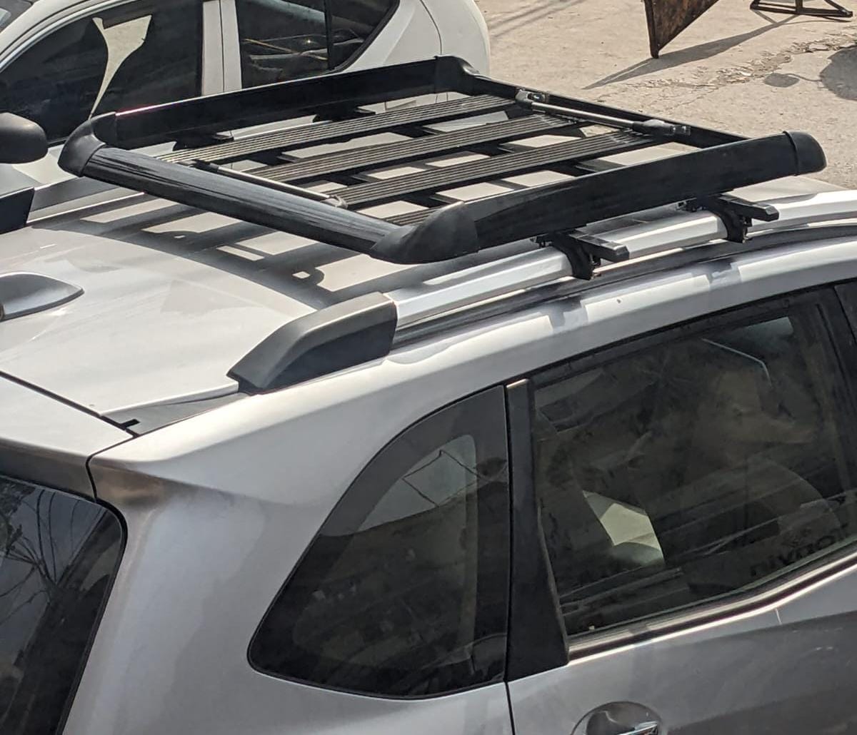 4X4 Universal Roof Rack High Quality Aluminum Black