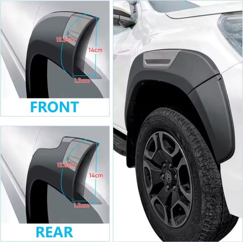 Toyota Hilux Revo/Rocco Over Fenders  4Pcs