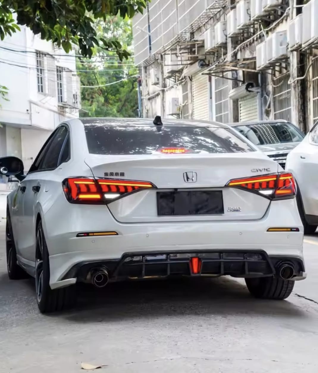 Honda Civic Audi style Red Led Tail Lamps 2024