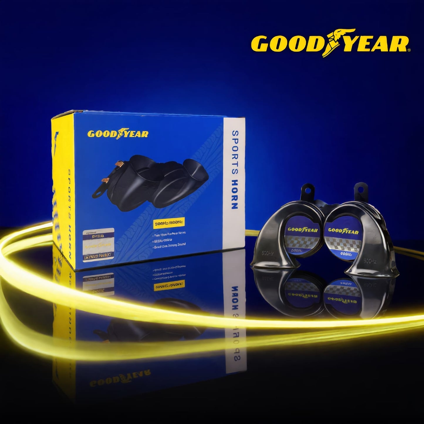 GoodYear Sports Horn – High Quality Loud Dual Tone Car & Bike Horns