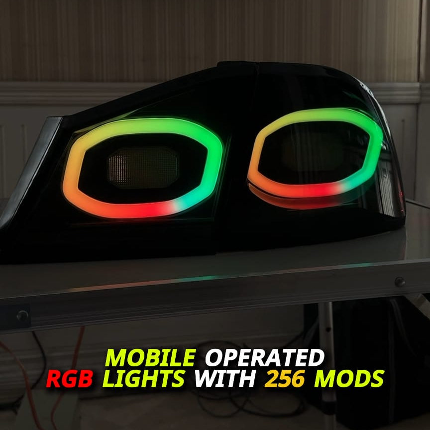 Honda Civic Reborn FD2 Mobile Operated RGB Backlight 256 Mods 2007-2013