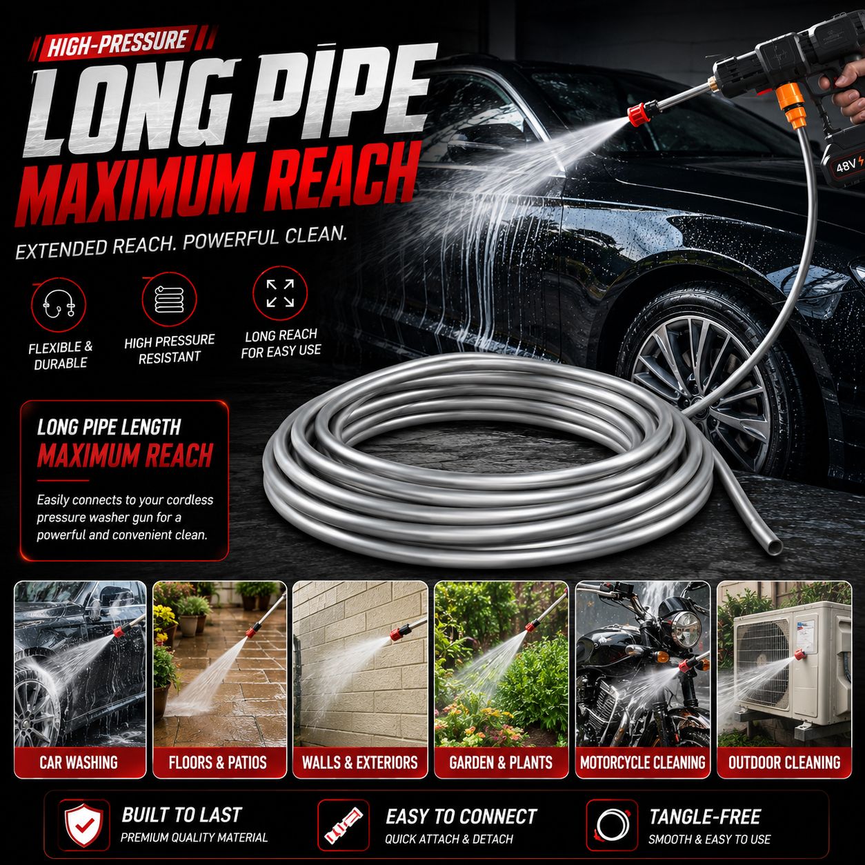 High Quality Professional Cordless Pressure Washer