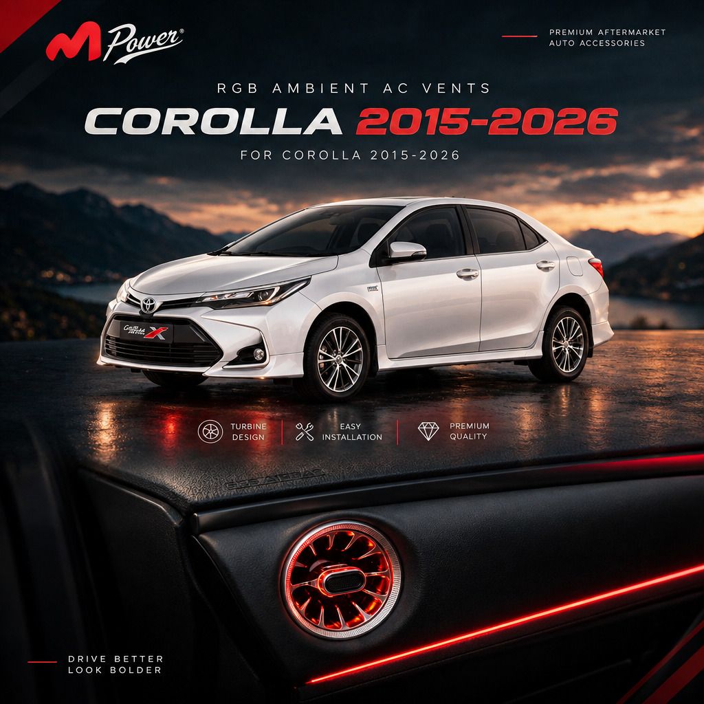 Ambient Ac Vent APP Controlled for Toyota Corolla 2015-2026