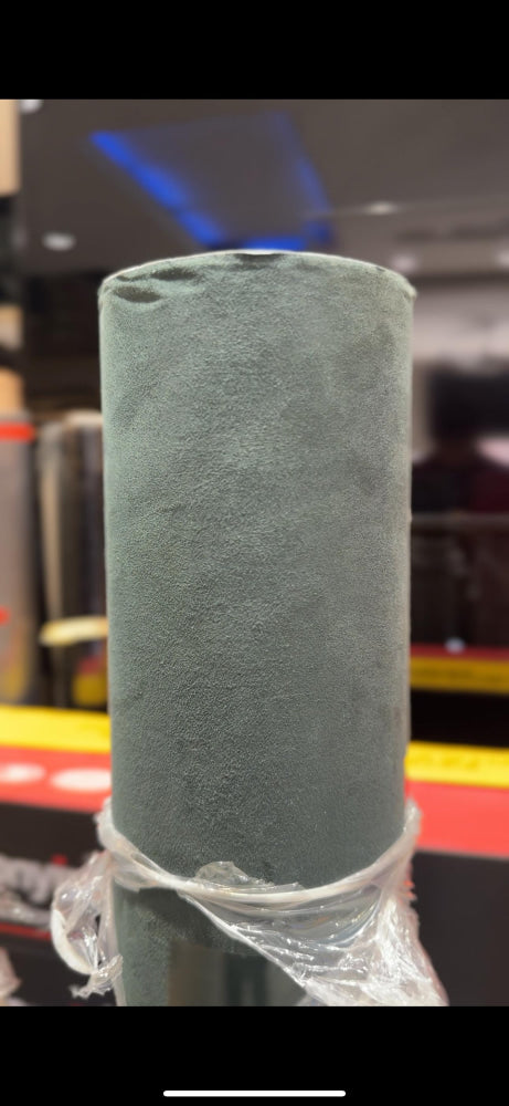 Alcantara Style Self Adhesive Suede Premium Soft Fabric Wrap 5-sqft Dark Green CAR CARE