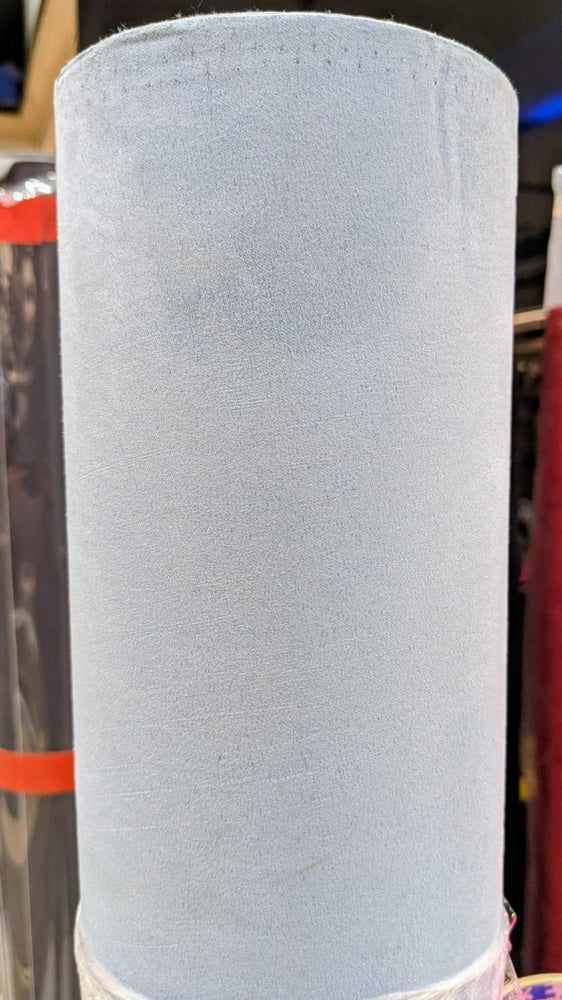 Alcantara Style Self Adhesive Suede Premium Soft Fabric Wrap 5-sqft Light Blue CAR CARE