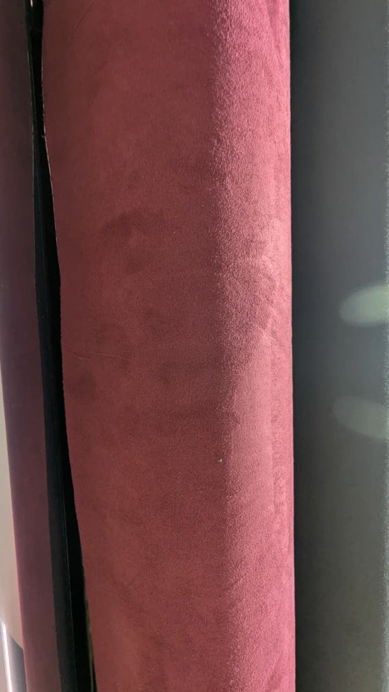Alcantara Style Self Adhesive Suede Premium Soft Fabric Wrap 5×1 ft Maroon CAR CARE