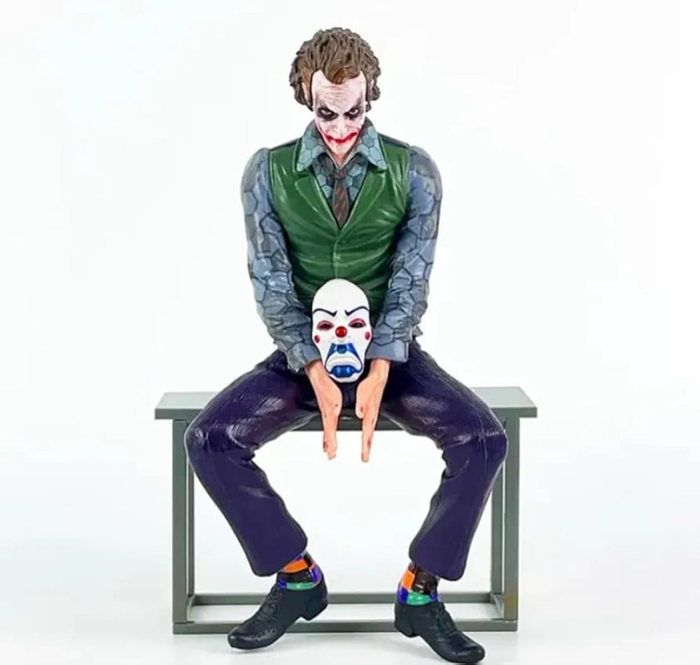 Anime Detective Comics Joker Sitting Model Car Ornament Small