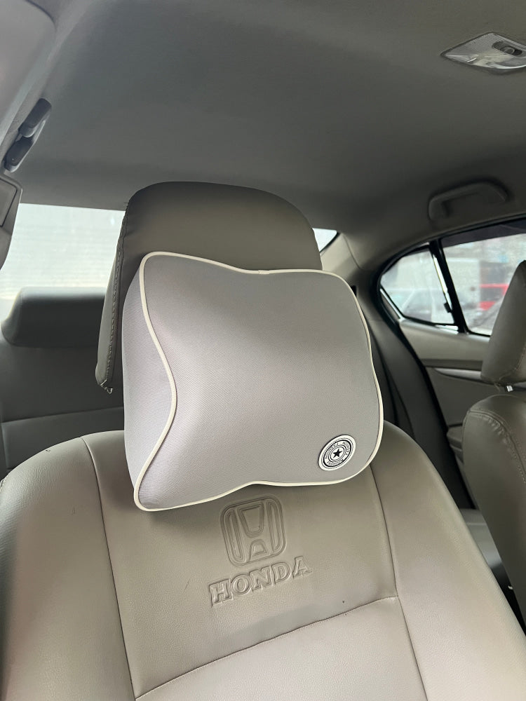 Car Neck Pillow Headrest Memory Foam Gray