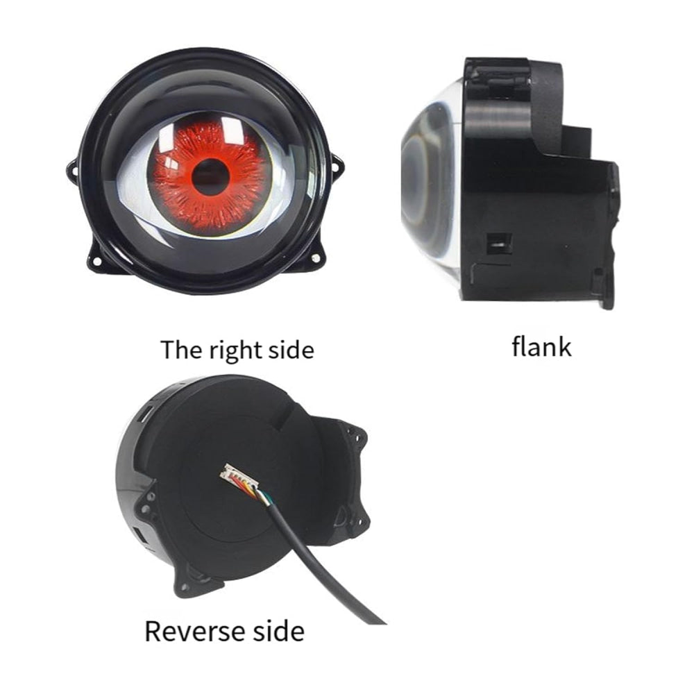 Devil Eye Style Dynamic Big Eye Ball 6 Modes (2Pcs)