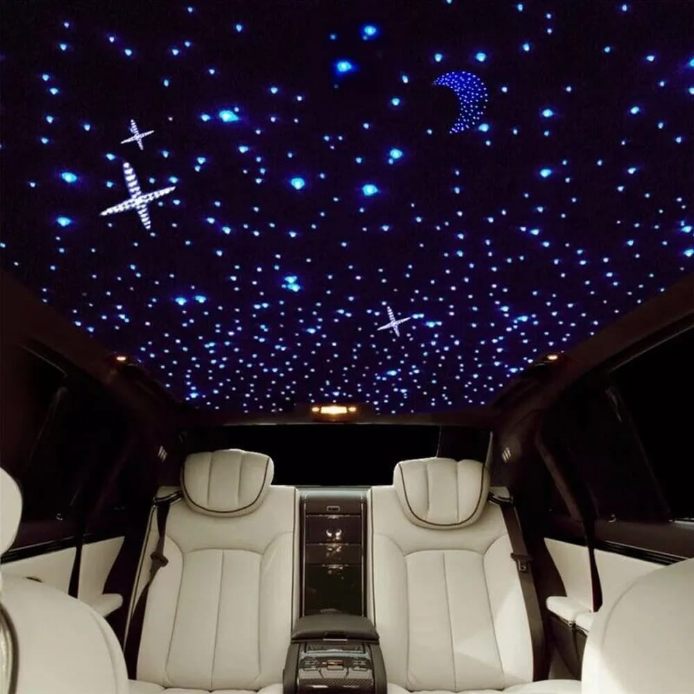 Fiber Optic Headliner Star Light Kit With Remote For Car Home Roof Ceiling 750Pc