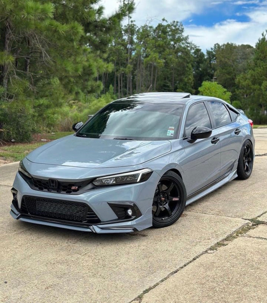 Honda Civic 2022 11Th Gen Sedan 4Pcs Side Skirts Front & Rear Pp