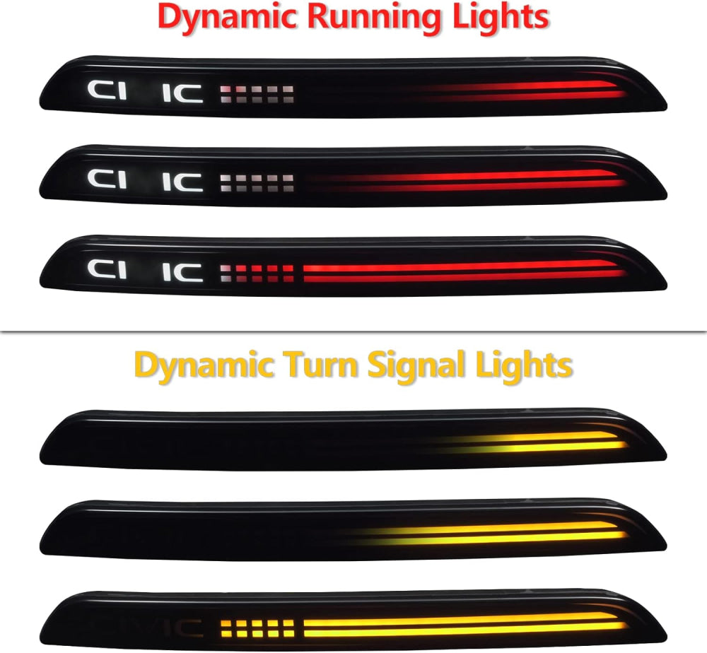 Honda Civic 2022 Led Reflector Light W/ Dynamic Sequential Turn Signal Lights