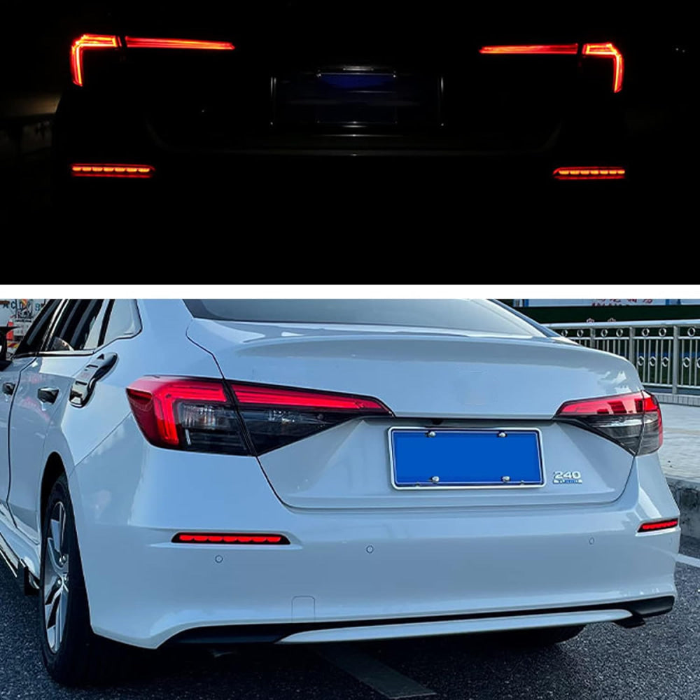 Honda Civic 2022 11Th Gen Sedan Led Reflector Light W/ Dynamic Sequential Turn Signal Lights V1