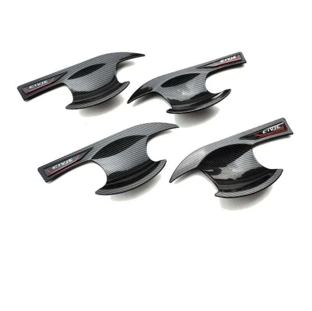 Honda Civic Carbon Fiber Door Handle & Bowl Cover Kit 2022-2023