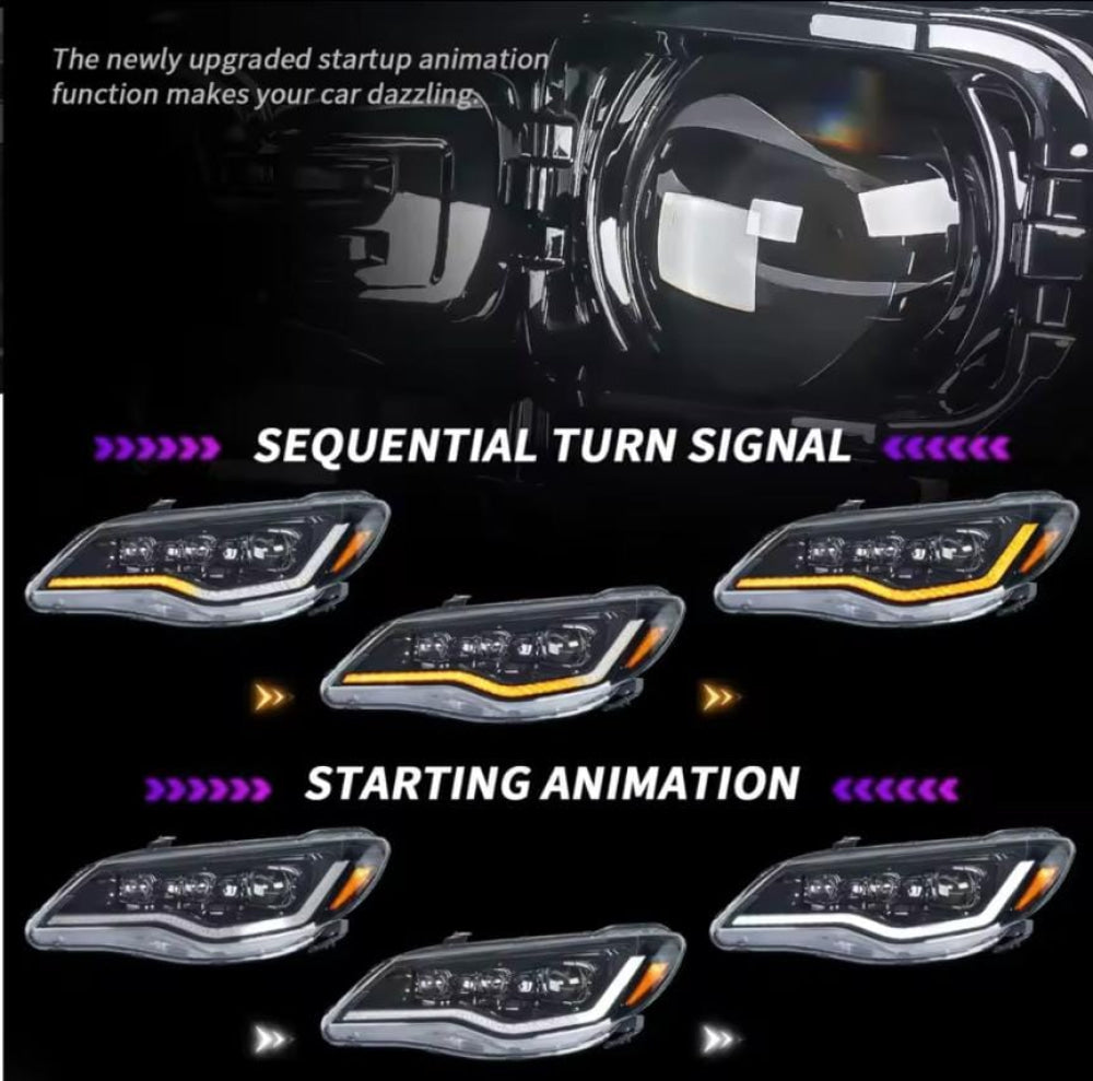 Honda Civic Reborn FD2 Audi Style Led Headlight 2008-2013