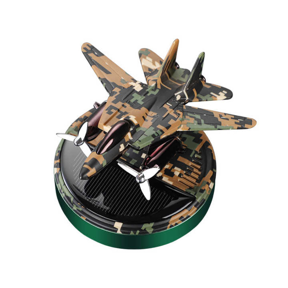 Fighter Jet Solar Car Aroma With Air Freshener Refill