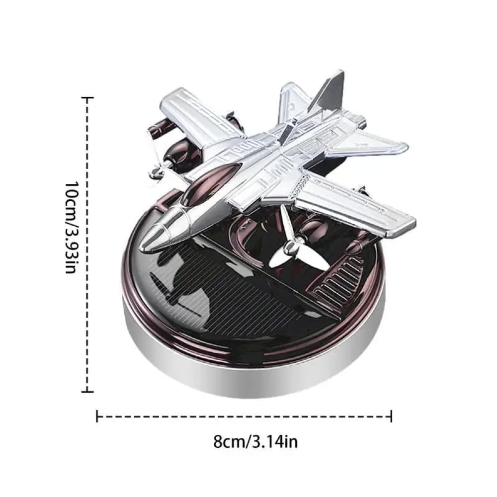 Fighter Jet Solar Car Aroma With Air Freshener Refill V2