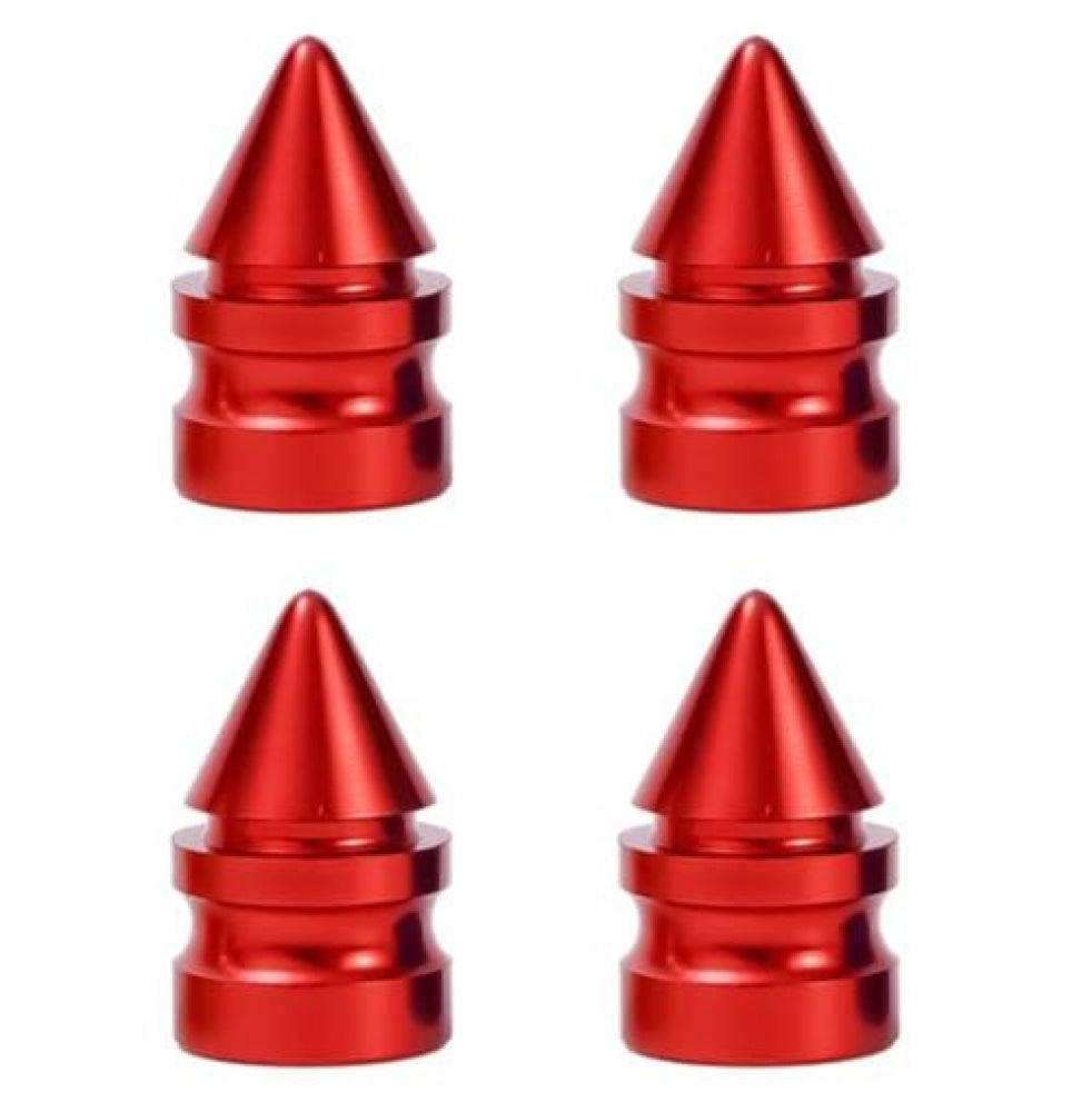 Loadblock Shaped Metal Valve Stem Caps 4Pcs