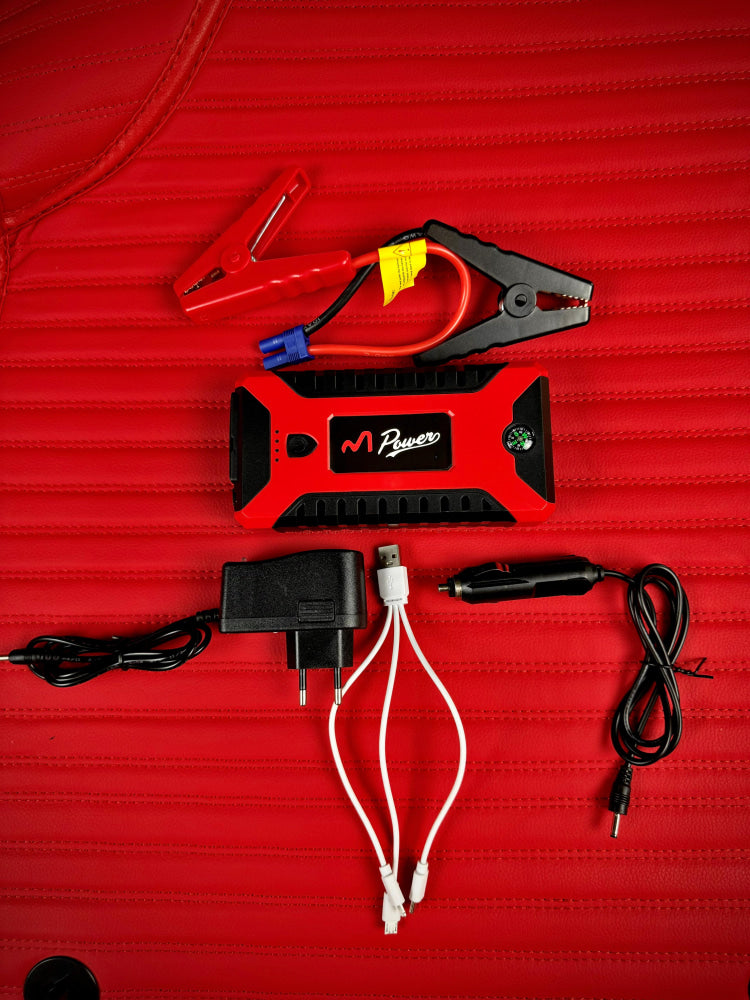 MPower Multi Function Portable Heavy Duty Jump Starter Powerbank Without Air Compressor