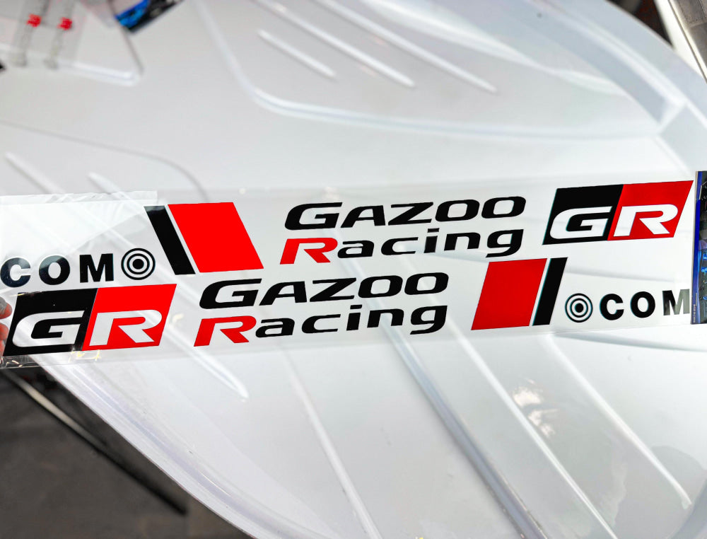 Toyota Gazoo Racing GR Sport Turbo Car 3D Logo Decorative Vinyl Stickers v1