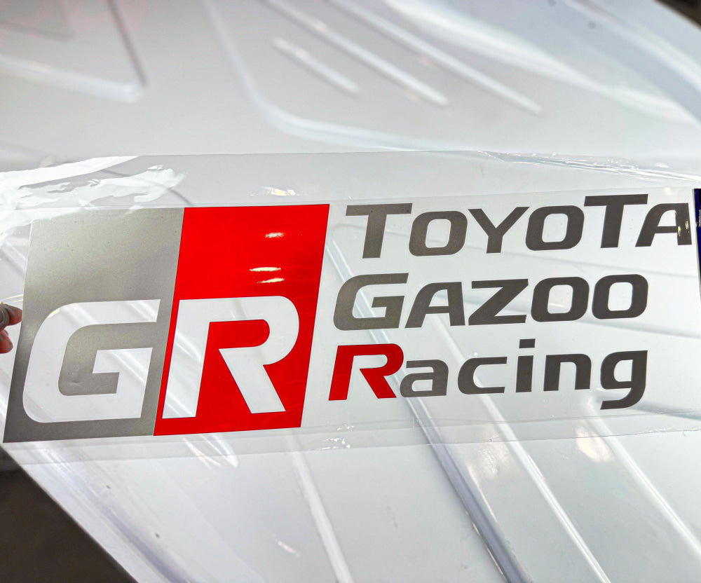 Toyota Gazoo Racing GR Sport Turbo Car 3D Logo Decorative Vinyl Stickers v2