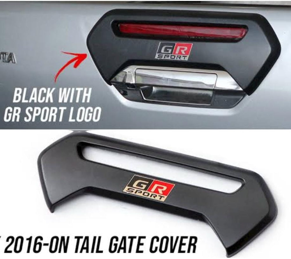 Toyota Hilux Revo Rocco Tailgate Trim Matte Black 2016-2023 Gr