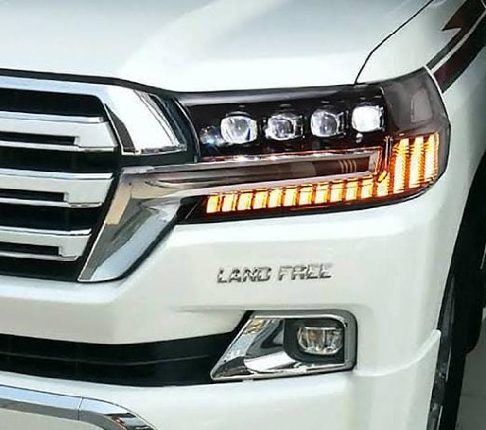 Toyota Land Cruiser V8 Fj200 Headlamps 4Eye Style 2016-2020