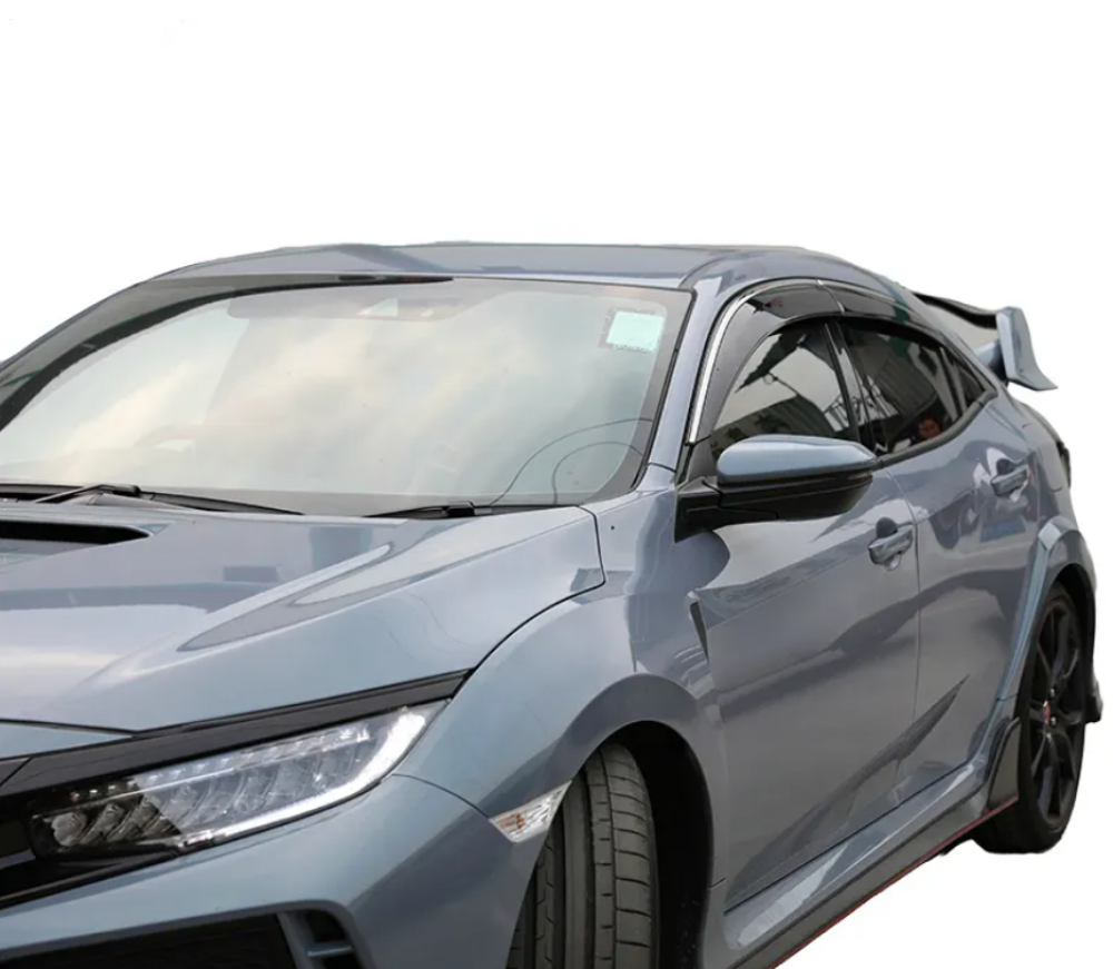 Txr Air Press / Sun Visor For Civic 2017-2022 4Pc