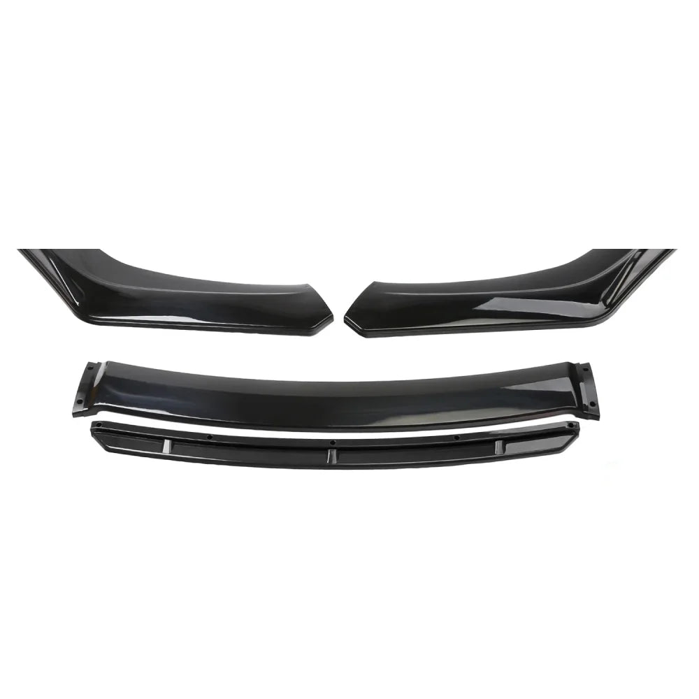Universal Front Bumper Splitter Black/Black