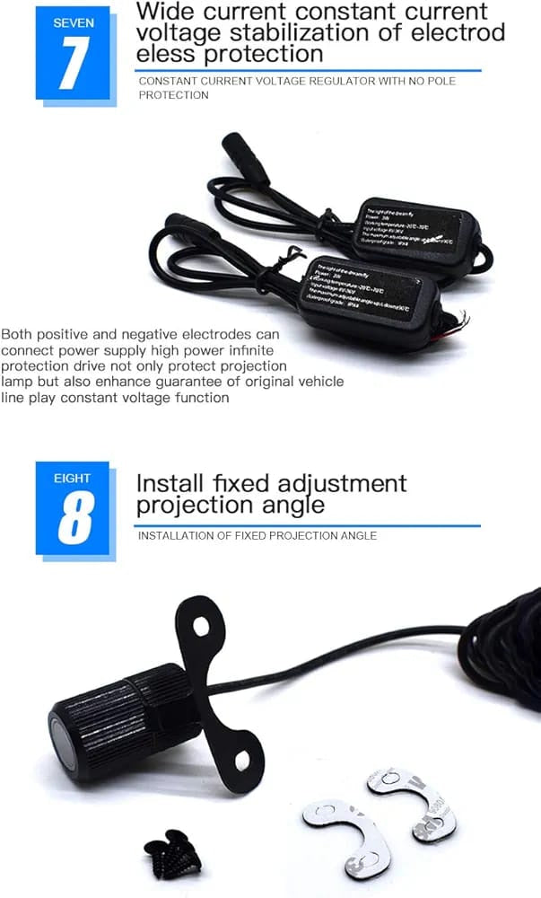 Universal Led Wing Light For Bike 2Pcs