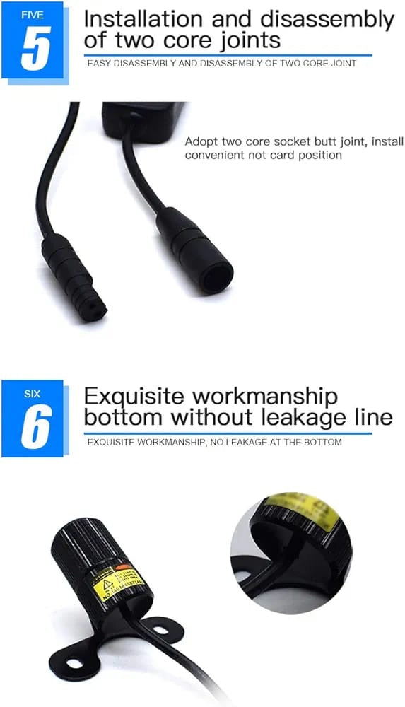 Universal Led Wing Light For Bike 2Pcs