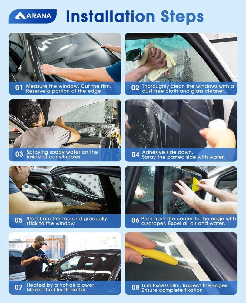 UV Reflective Glass Window Solar Protection Tint (Sheet,Film) Running Foot
