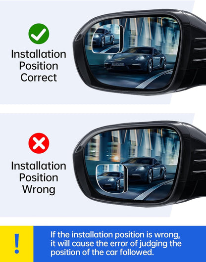360 Adjustable Blind Spot Mirror 2Pcs/Set