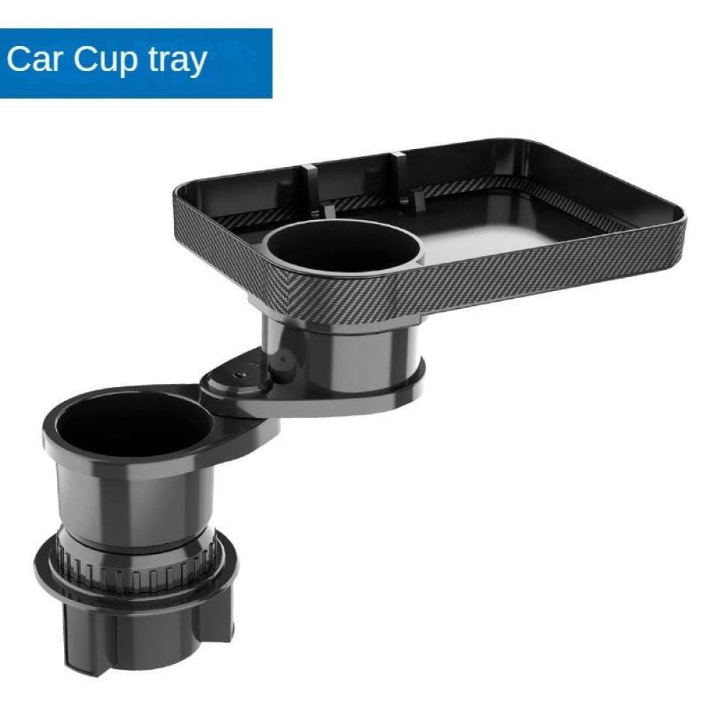 360 Degree Rotating Car Cup Holder With Table Tray