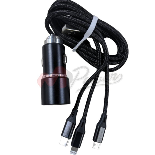 3In1 Dual Usb Ports 5.8A Quick Car Charger