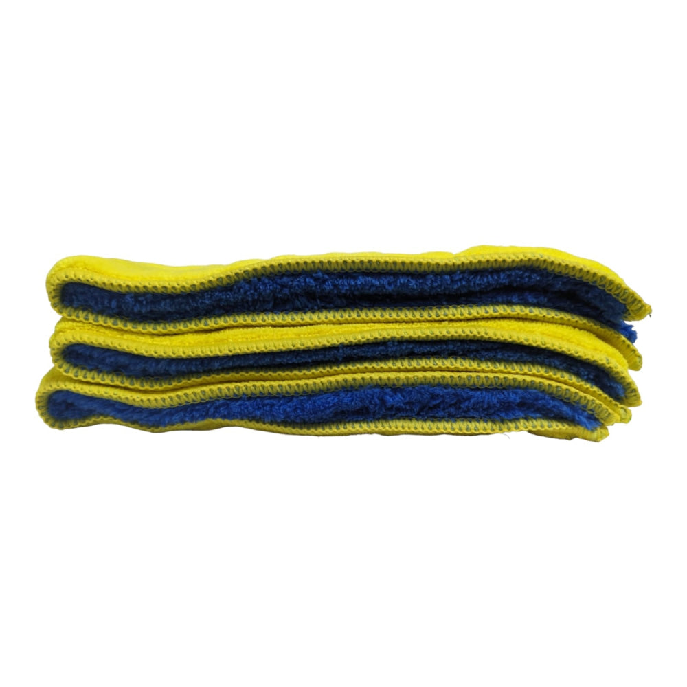 3Pcs Goodyear Double Sided Microfiber Drying Towel 40X30 Car Care