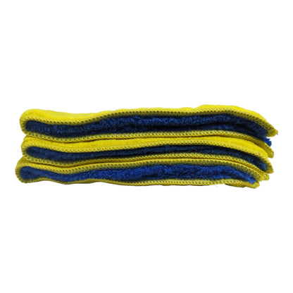 3Pcs Goodyear Double Sided Microfiber Drying Towel 40X30 Car Care