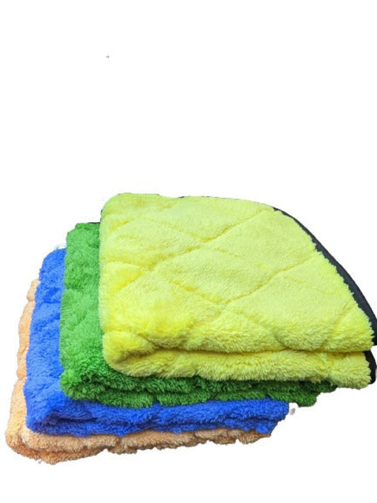 4Pcs 800Gsm Double Sided Microfiber Cloth 40X40 Accessories