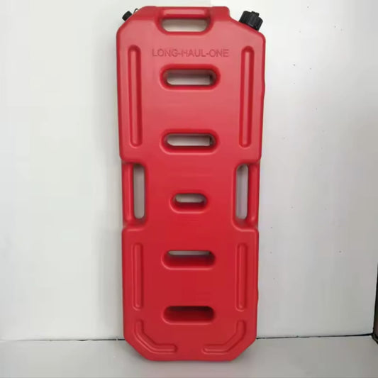 4X4 Long Haul Plastic Jerry Can & Recovery Board Fuel Holder 20-Liter Red