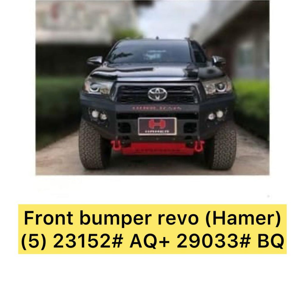 4X4 Toyota Hilux Revo Front Bumper Hamer Style F5-H 2018