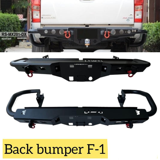 4X4 Toyota Hilux Revo Vigo Back Bumper Hamer Style F1 2005 2013 2018 2022