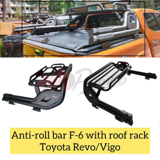 4X4 Toyota Hilux Revo Vigo Roll Bar With Roof Rack Hamer Style V-6L