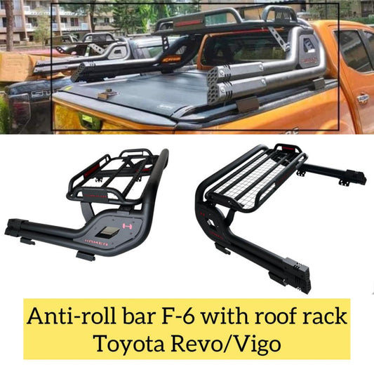 4X4 Toyota Hilux Revo Vigo Roll Bar With Roof Rack Hamer Style V-6L