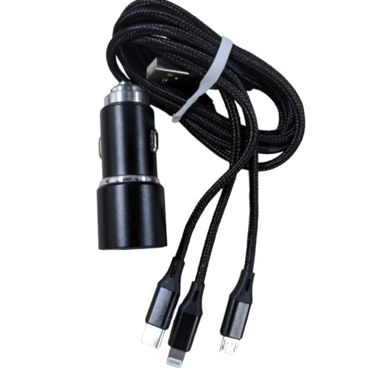 3In1 Dual Usb Ports 5.8A Quick Car Charger