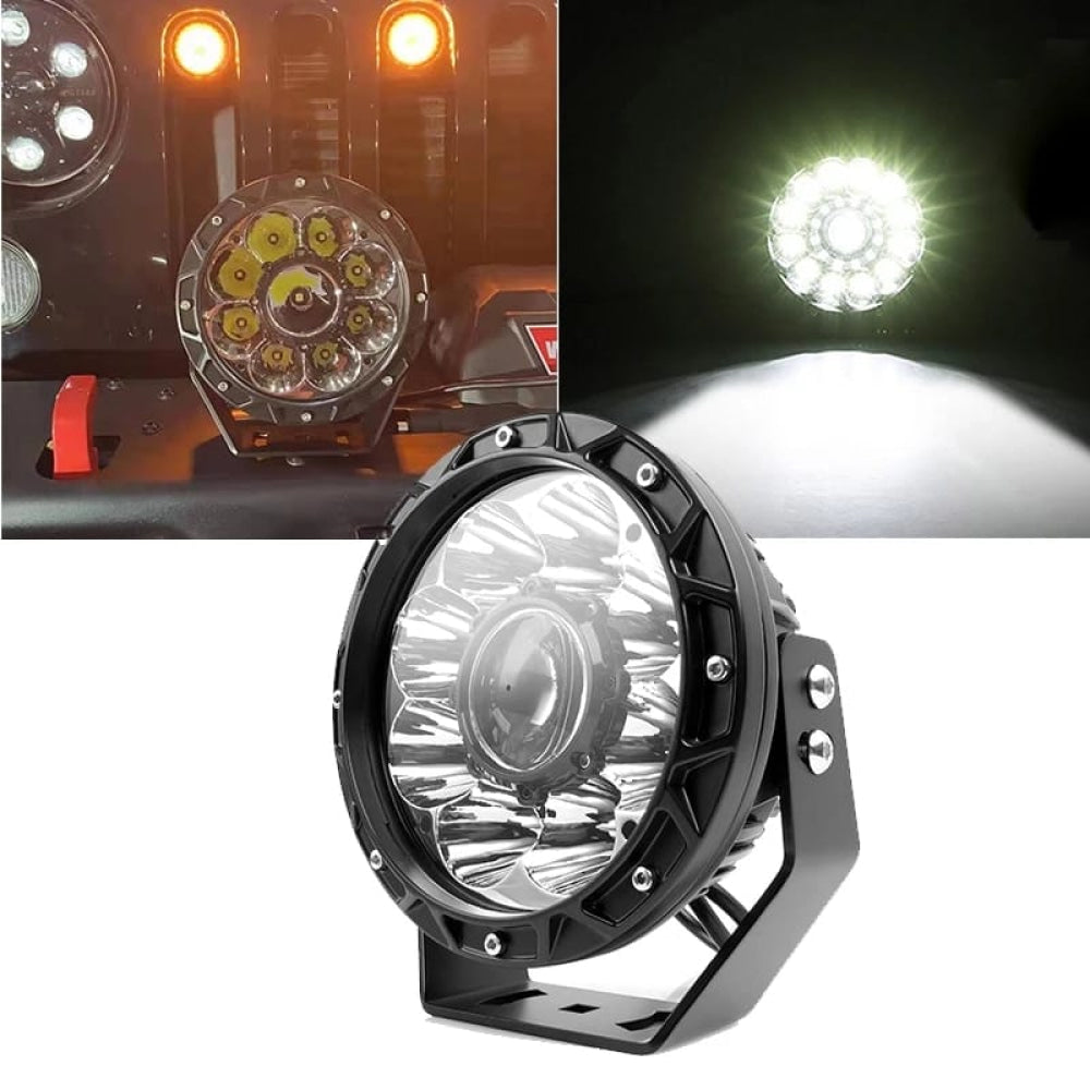 7Inch Led Laser Spot Work Light For Car Bike Jeep 2Pcs